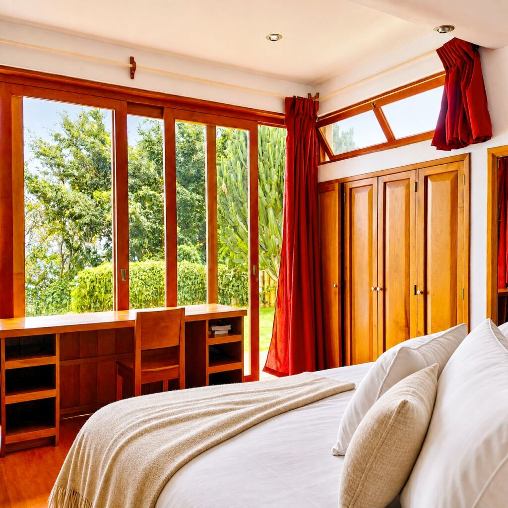 Wake up to greenery. Sit down to your best work.